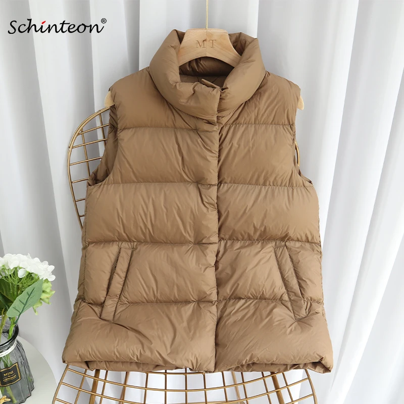 Schinteon Women Ultra Light Down Vest 