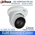 מקורי Dahua IPC-HDW3541TM-AS 5MP IR קבוע מוקד גלגל העין Wizsense ip67 מצלמת רשת מיקרופון מובנה
