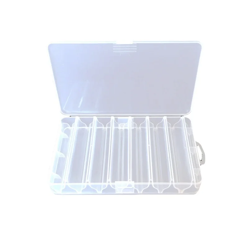 14 Compartments Double Sided Plastic Fishing Bait Box Lure Box Fly