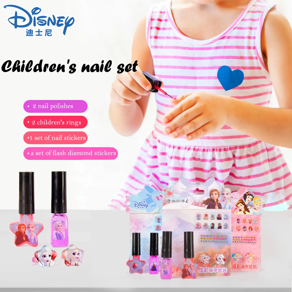 disney's frozen anna & elsa nail polish set