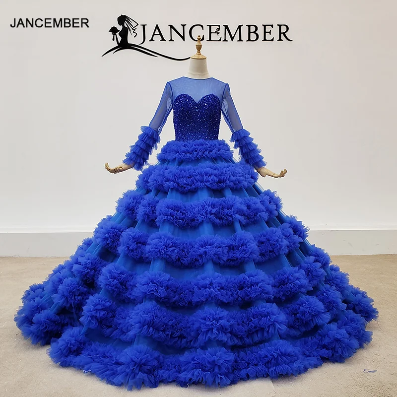 HTL1395 Royal Blue Evening Dresses 