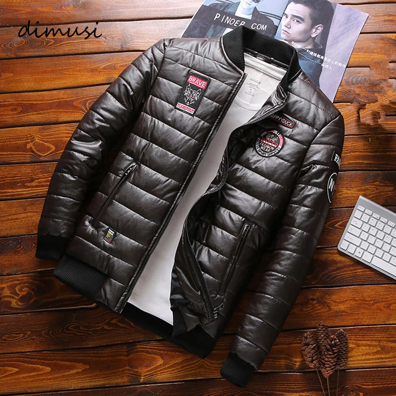 DIMUSI Winter Men Jacket Fashion Men 
