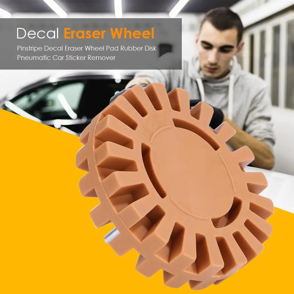 Car Pneumatic Rubber Eraser Wheel Pad Rubber Disk Decal Eraser