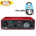 New Version Focusrite Scarlett Solo 3rd Gen 2 input 2 output USB audio interface sound card for recording Microphone Guitar