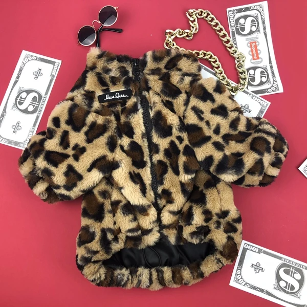 leopard print coat costume