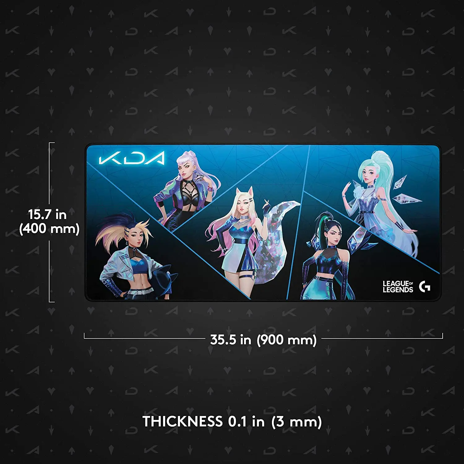 kda mouse pads