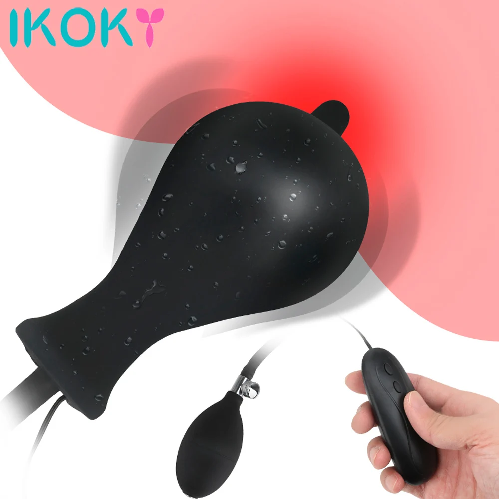 Купить Секс товары | 10 Speeds Super Big Inflatable Butt Plug Huge Balls  Anal Expander Anus Dildo Sex Toys For Woman Men Gay Anal Dilator Stretcher