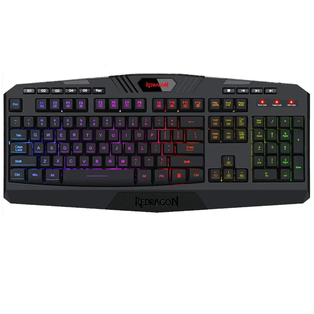 gaming keyboard with multimedia keys