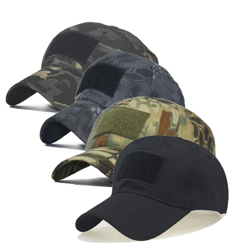 Tactical Cap Outdoor Sport Snapback stripe Caps Camouflage Hat Kryptek Multicam Black Airsoft Hunting Baseball Cap-animated-img