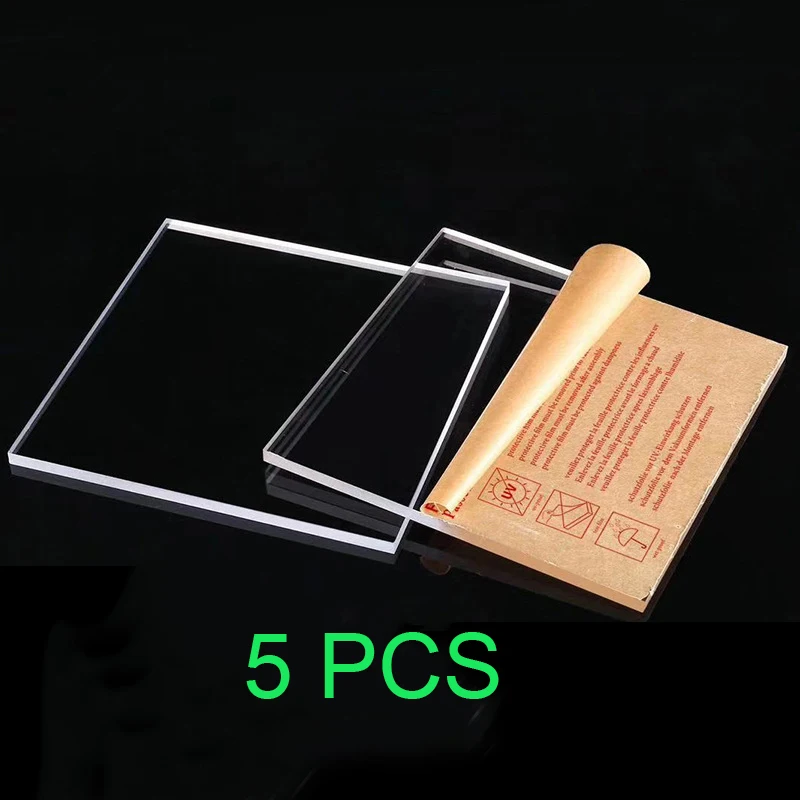 1Pc Plexiglass Clear Acrylic board Organic Plastic sheet Glass