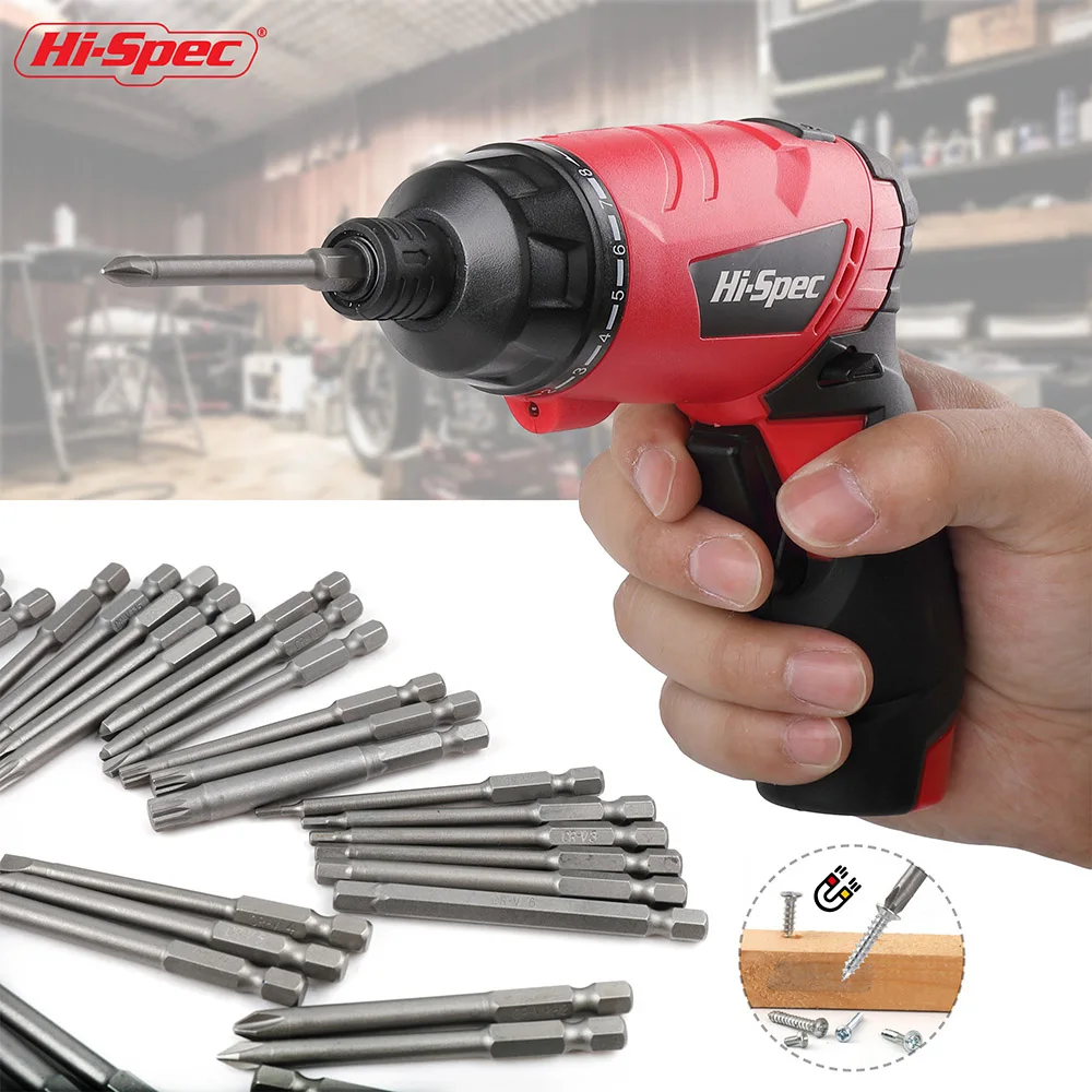Hi-Spec Torx Hex Screwdriver Bit Set 