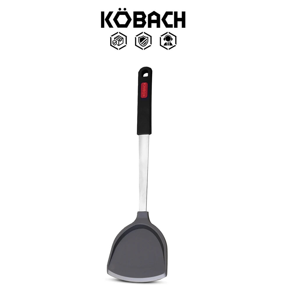 KOBACH silicone turner healthy cooking ​spatula professional kitchenware cooking tools edible silicone healthy cookware