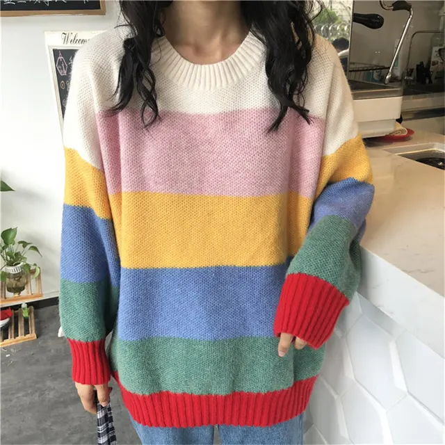 Bella philosophy Autumn Rainbow Sweater 