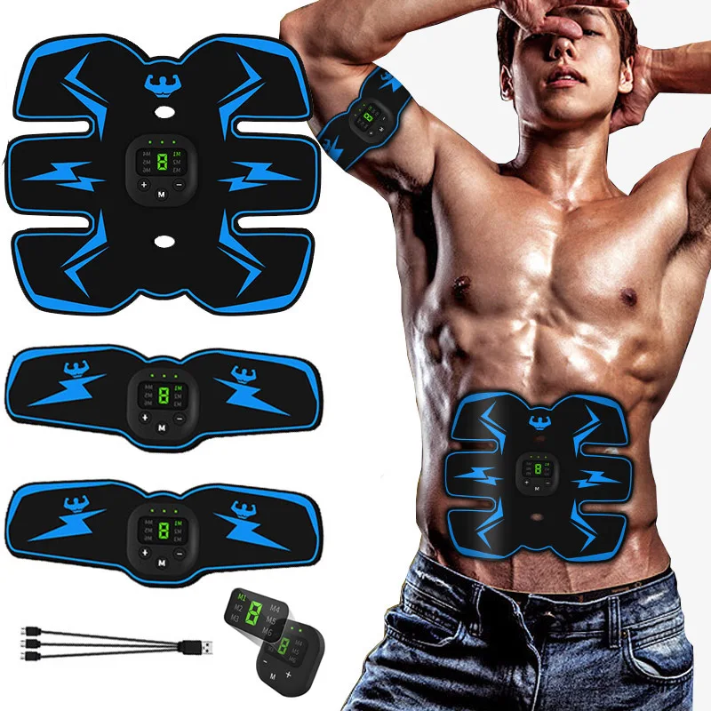 Muscle Stimulation Belt Electric Abs Stimulator Trainer EMS