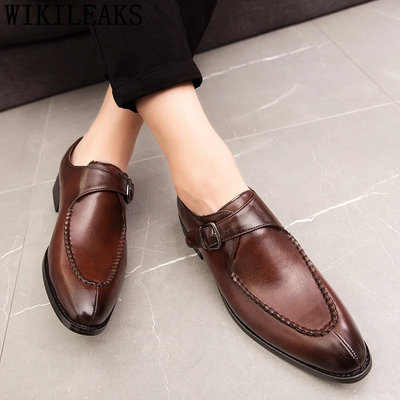 Italian monk strap shoes Clearance