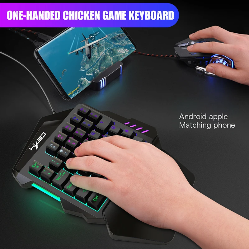 single hand keyboard gaming