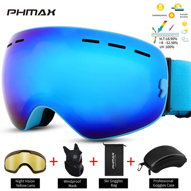 phmax ski goggles