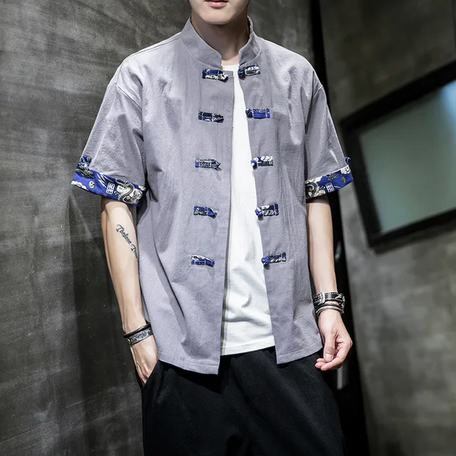 Loose Casual Shirt Traditional Hanfu Shirts