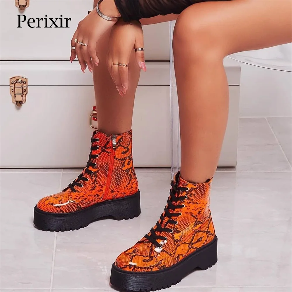 orange short boots