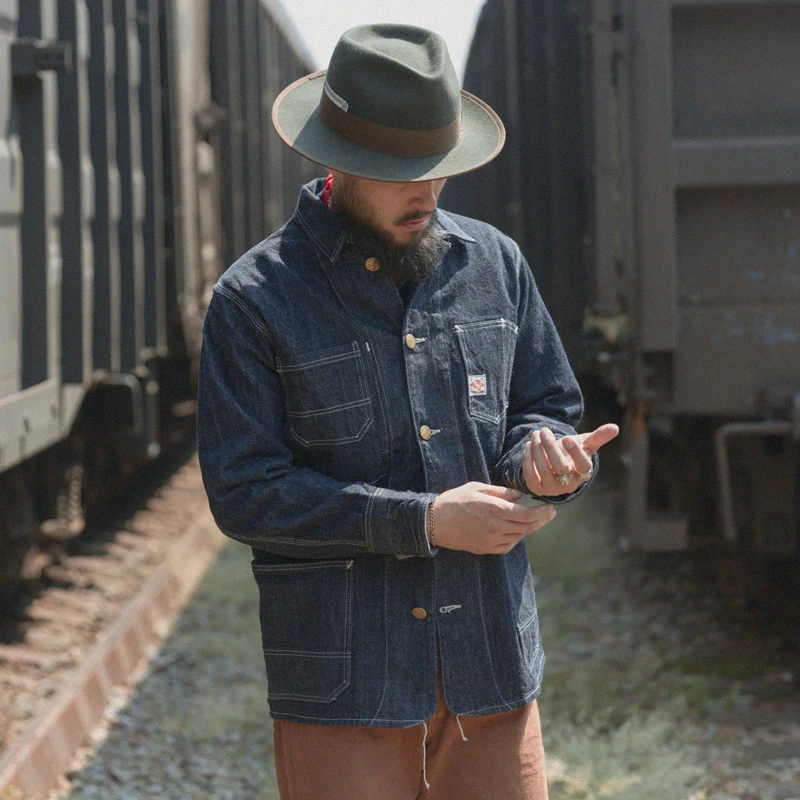 raw denim jacket