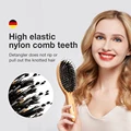 MR.GREEN Boar Bristle Hair Brush Natural Beech Comb Hairbrush for Curly Thick Long Dry Wet Hair Detangler Massage Brushes Women preview-3