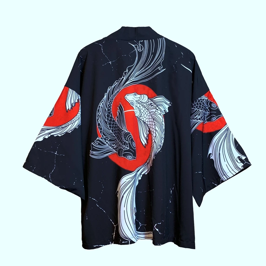 Kimono Men Japanese Kimono Traditional 