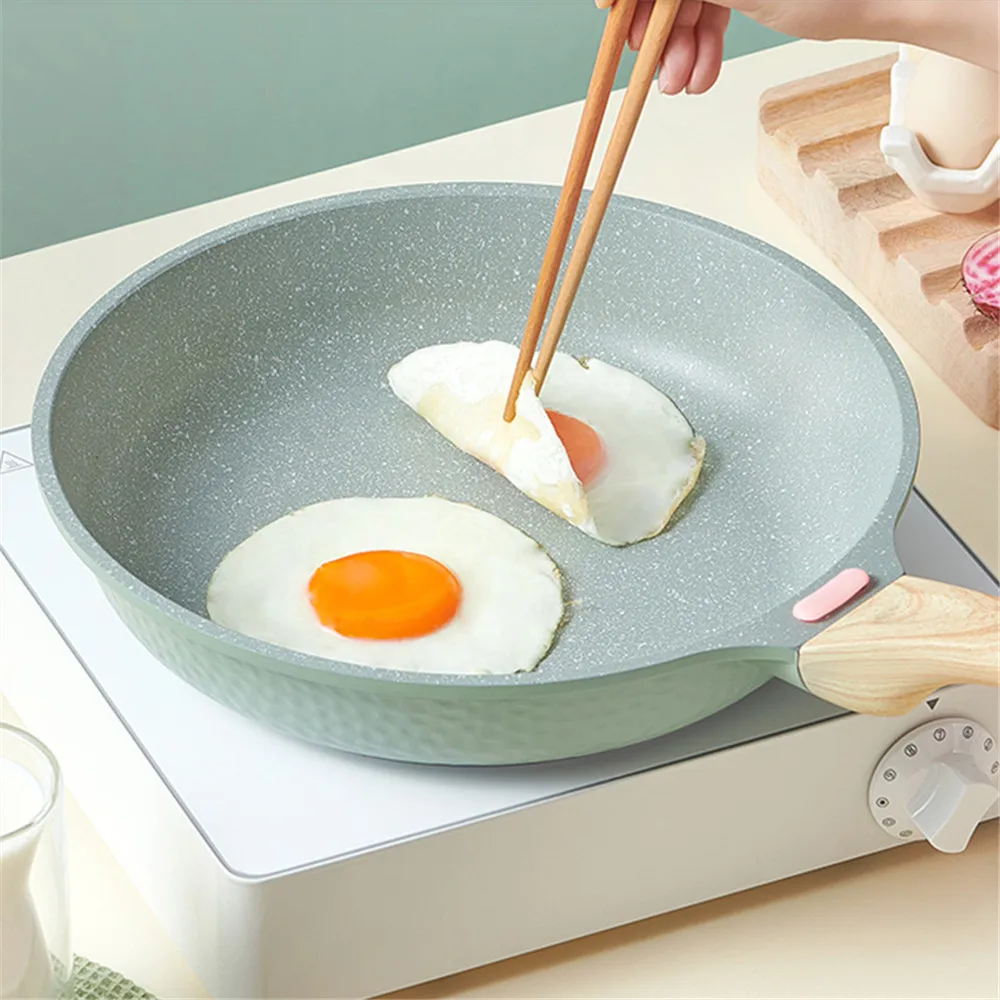 Frying Pan With Lid Cooking Wok Pots For Kitchen Durable Skillet Nonstick Pans Grill Pancake Saucepan Egg Induction Cooker preview-7