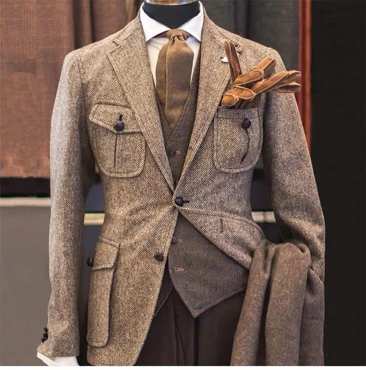 Vintage Wool hunting coat men 