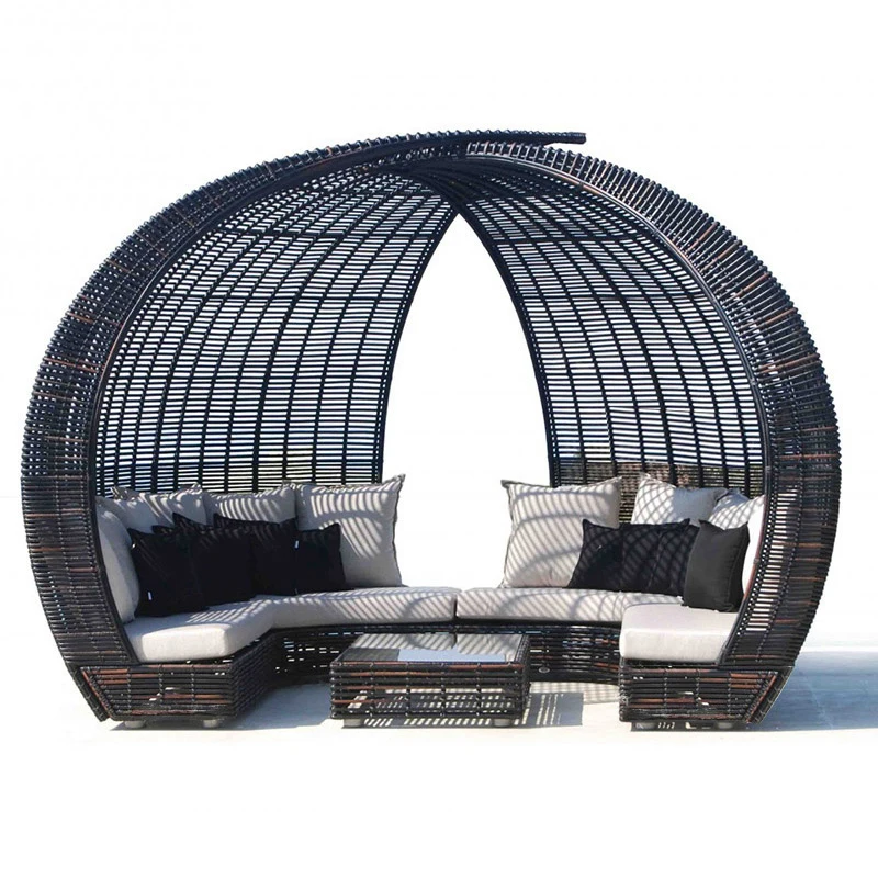 outdoor rattan recliners