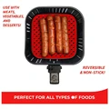 Air Fryer Liner Air Fryer Mat Food Grade Non-Stick Silicone Fryer Basket For 7.5~9-Inch Air Fryers Steamers Kitchen Accessories preview-2