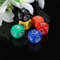 6 pcs New Funny Drinking Dice Rock Paper Scissors Finger-guessing Game Gambling 6-Side 20mm Toys preview-4