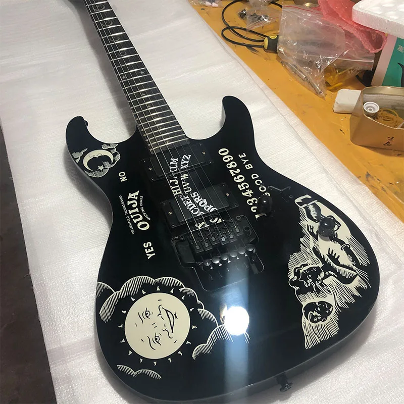 electric guitar painting