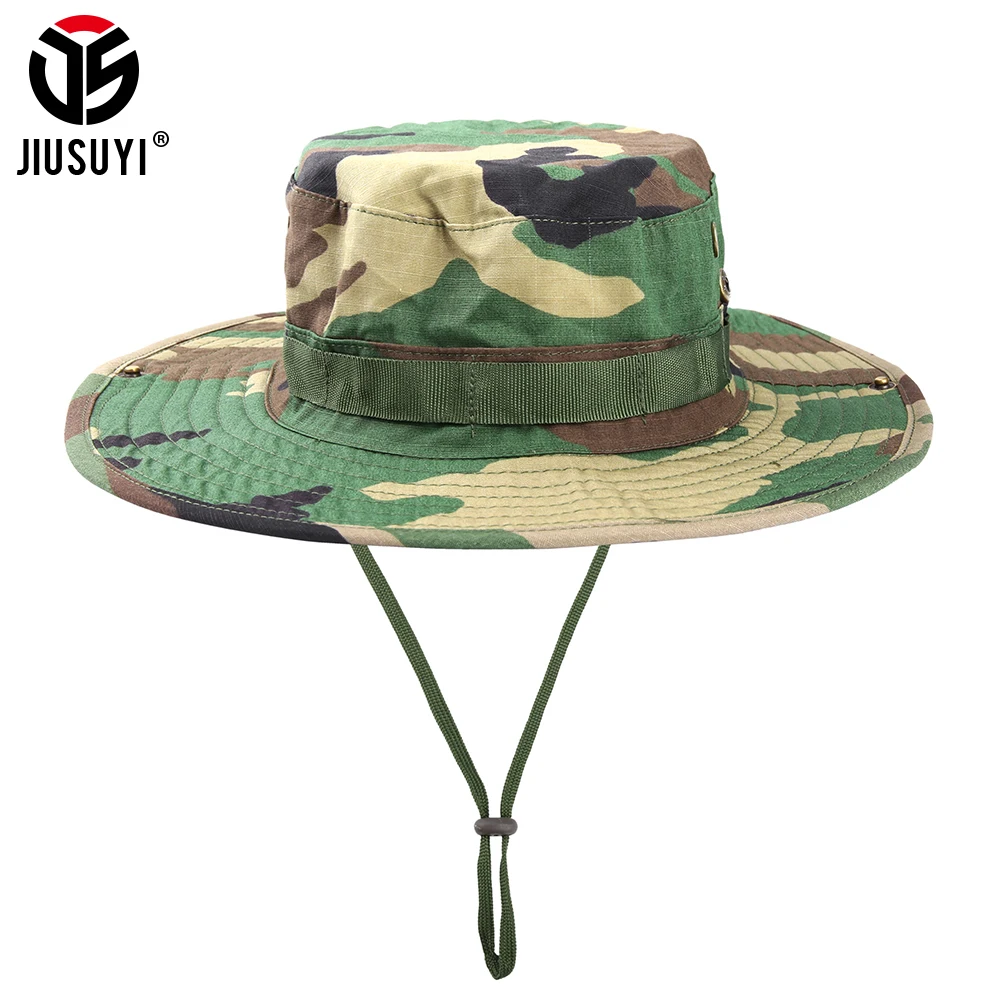 camo boonie hat with snaps