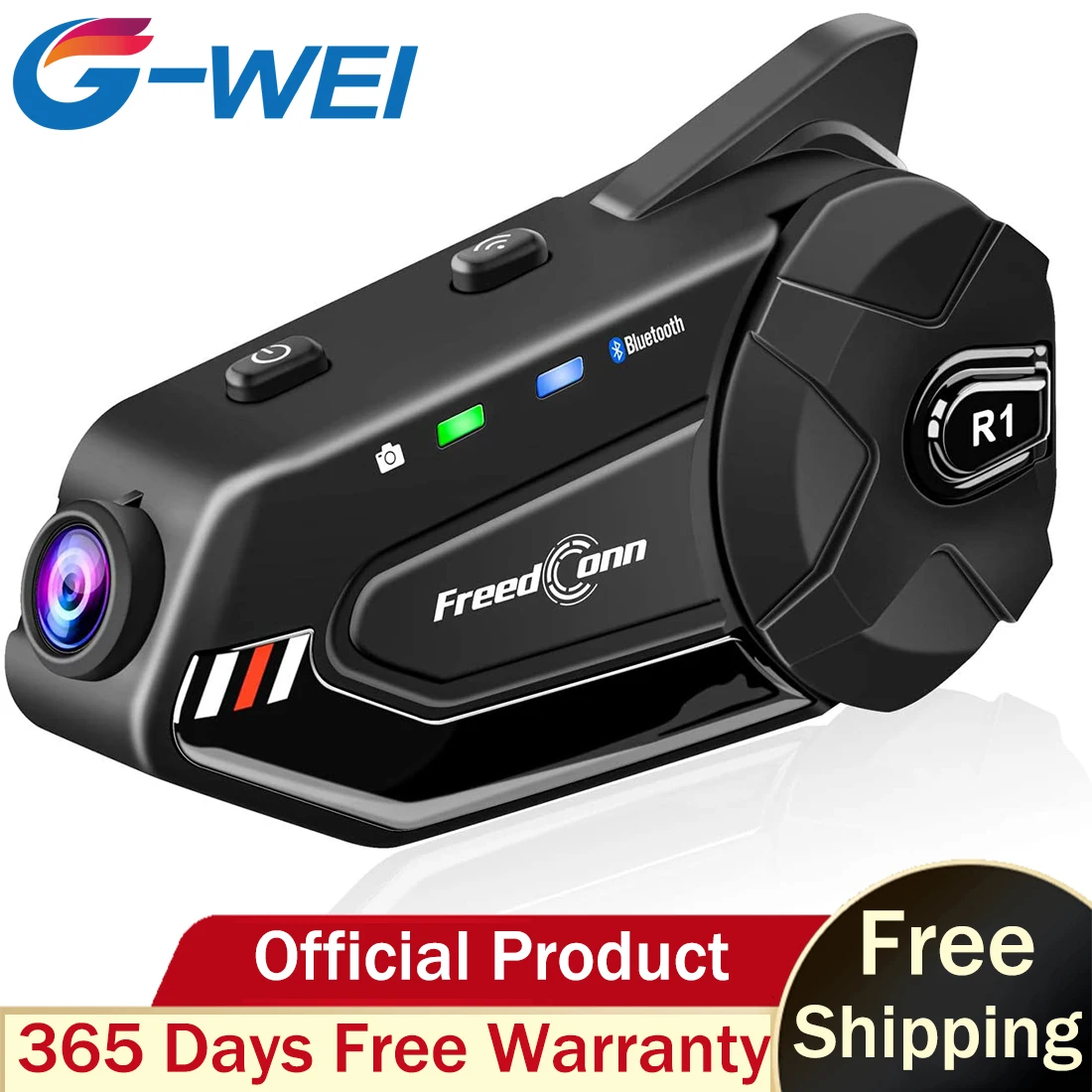 motorcycle bluetooth headset with camera