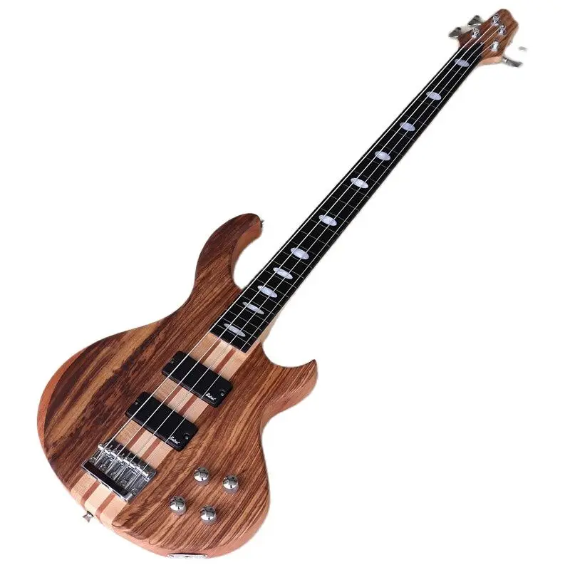 fretless electric bass guitar