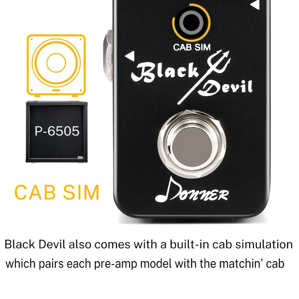 donner black devil pedal