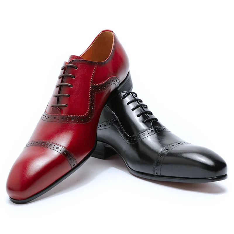 Luxury Men Oxford Shoes Men Dress Shoes 