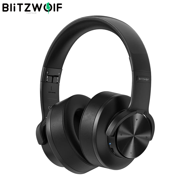 קנו אוזניות | BlitzWolf BW-HP2 bluetooth-compatible Headphone Touch Control  Wireless Headset 50mm Driver 1000mAh Over-Ear Gaming Headset