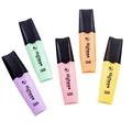 Macaroon Color Mini Colorful Highlighters Pastel Markers 6 Colors Single Text Focus Marker Pens for School Office preview-5