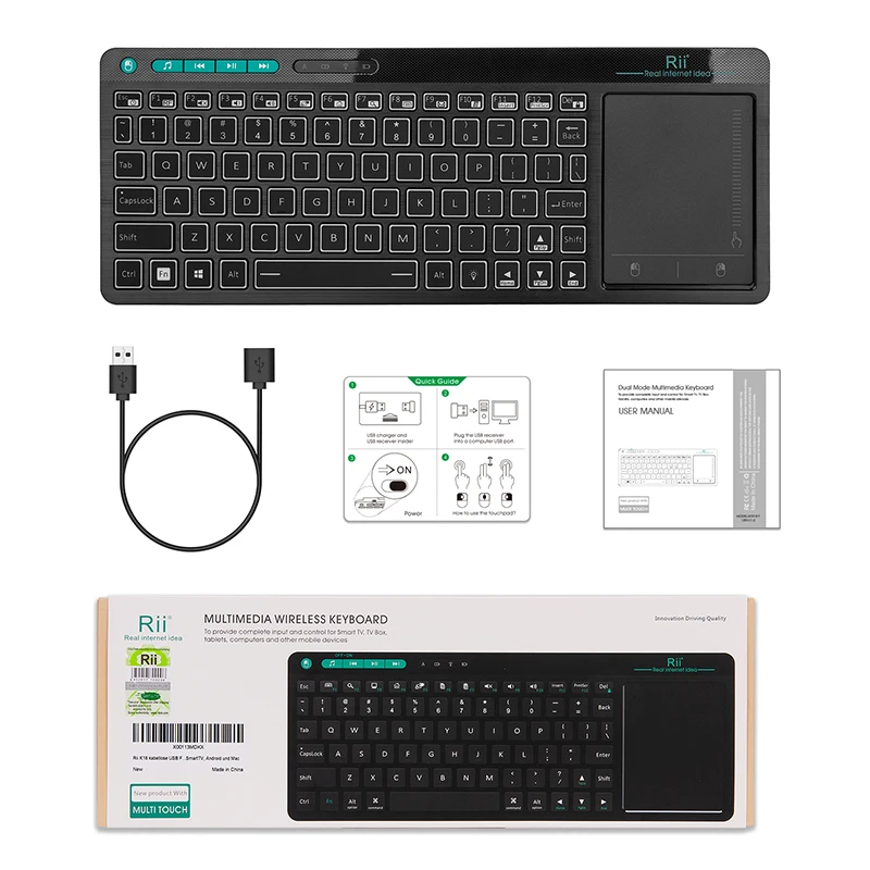 rii k18 plus 2.4 g wireless keyboard