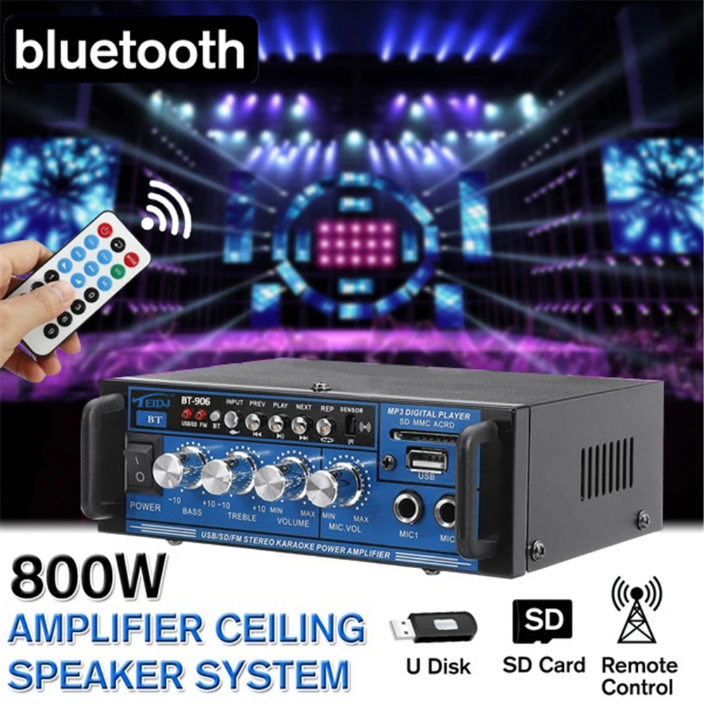 bluetooth stereo power amplifier