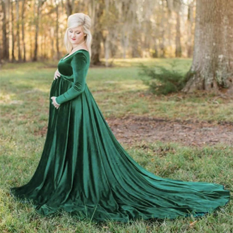 Dress Maxi Maternity Gown 