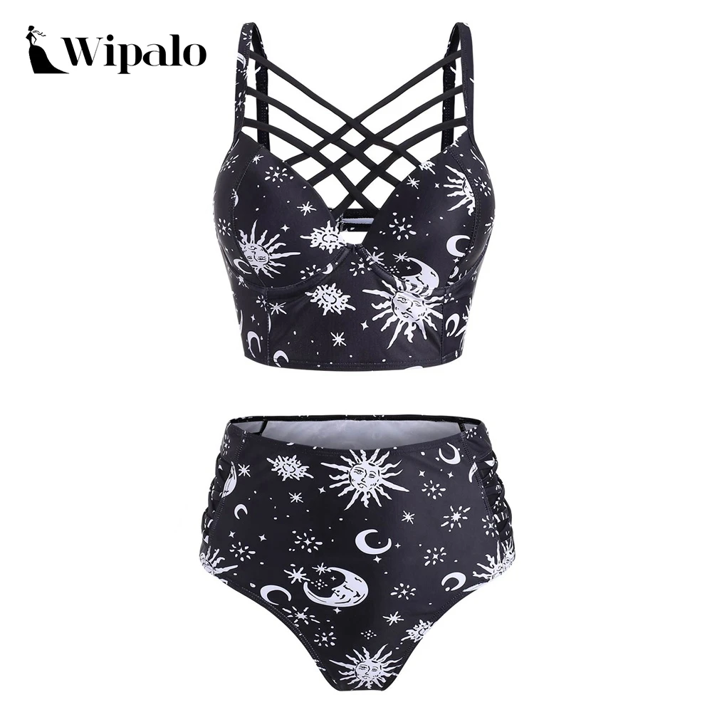 cute black two piece swimsuits