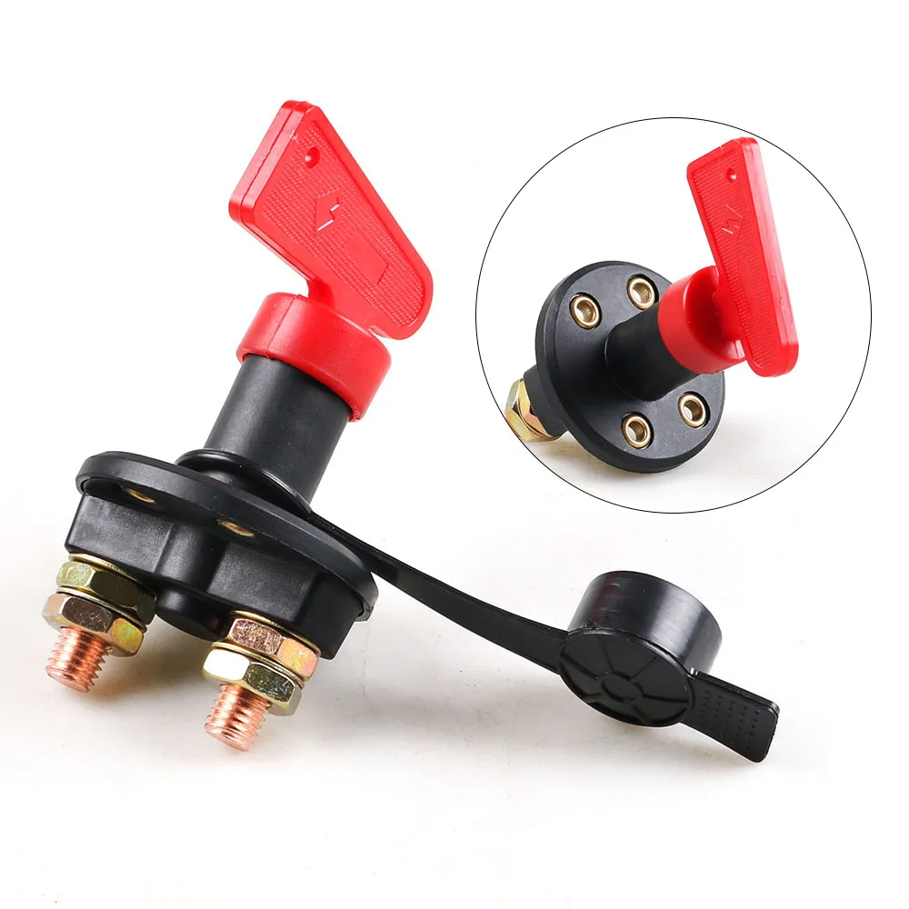 Car Battery Switch High Current Battery Disconnect Isolator Cut Off Switch For Marine Auto ATV Vehicles Interior Parts-animated-img