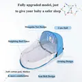 Portable Travel Baby Nest Multi-function Baby Bed Crib with Mosquito Net Foldable Babynest Bassinet Infant Sleep Children's Bed preview-3