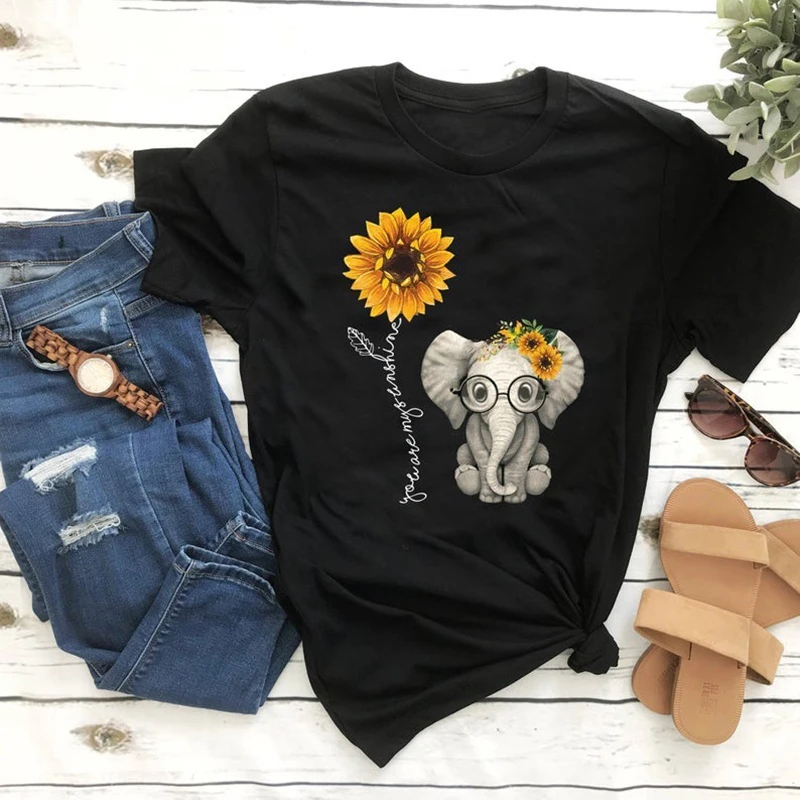 sunflower print shirt