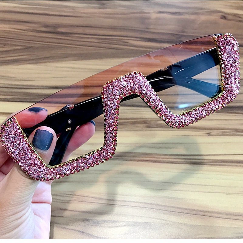 rhinestone frame sunglasses