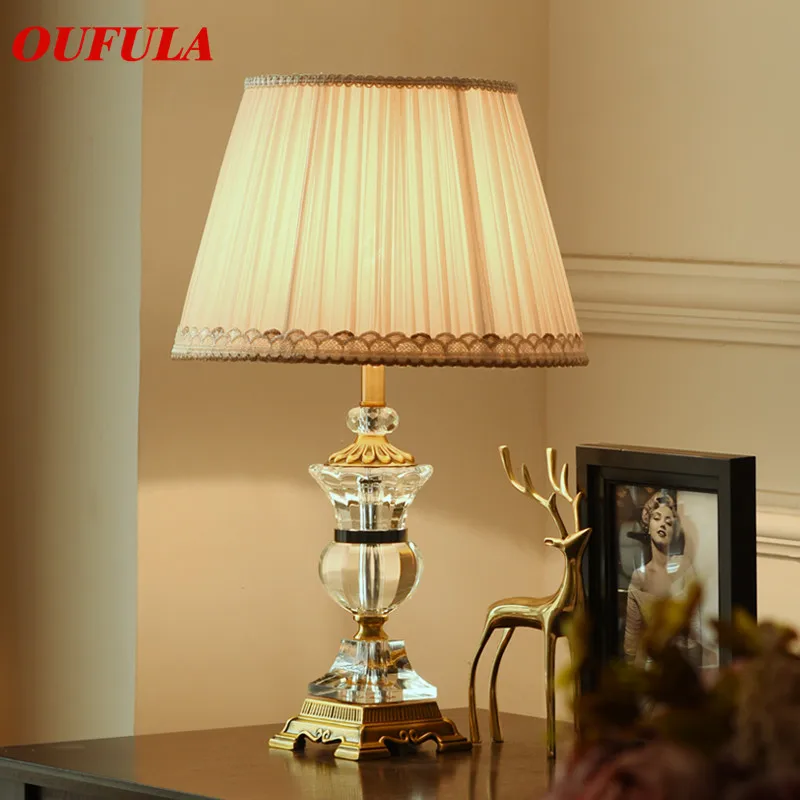 luxury crystal table lamps