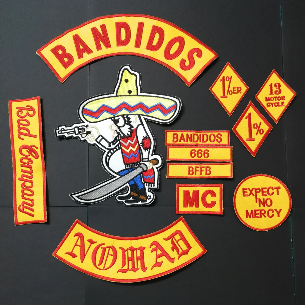 BANDIDOS NOMADS MC PATCHES 