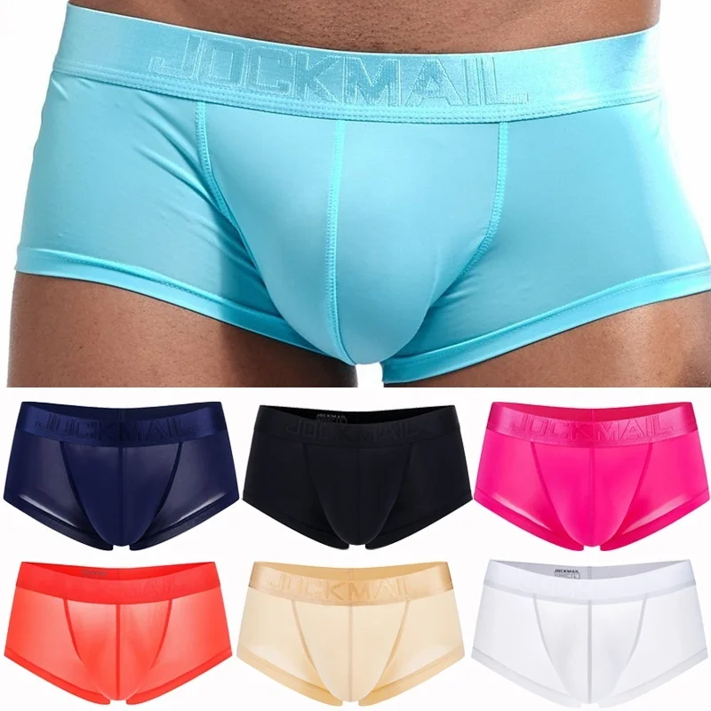 4pcs Underwear Male Boxer Shorts Cueca Modal Sexy Men Panties Soft  Underpants Boxer For Man Panties Comfortable U-Convex Shorts A L
